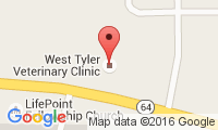 West Tyler Veterinary Clinic Location