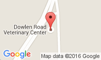 Dowlen Road Veterinary Center Location