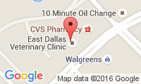 East Dallas Veterinary Clinic Location