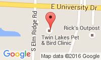 Twin Lakes Pet & Bird Clinic Location