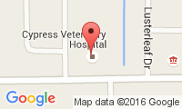 Cypress Veterinary Hospital Location