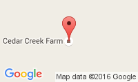 Cedar Creek Farm Location