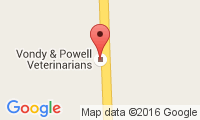 Vondy & Powell Veterinarians Location