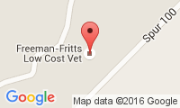 Freeman-Fritts Low Cost Veterinarian Location