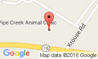 Pipe Creek Animal Clinic Location