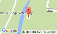 Baker's Bridge Veterinary Location