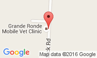 Grande Ronde Mobile Veterinary Clinic Location