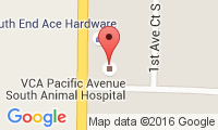 Vca Pacific Avenue South Animal Hospital Location