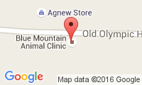 Blue Mountain Animal Clinic Location