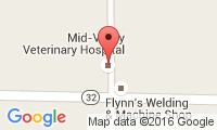 Mid-Valley Veterinary Hospital Location
