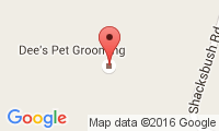 Dee's Pet Grooming Location