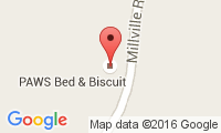 PAWS Bed & Biscuit Location