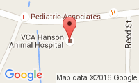 Hanson Animal Hospital Location