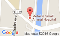 Metairie Small Animal Hospital Location