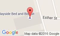 Bayside Bed and Bisquit Location