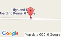 Highland Farms Boarding Kennel Location
