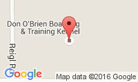 Don O'Brien Boarding & Training Kennels Location