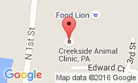 Creekside Animal Clinic Location
