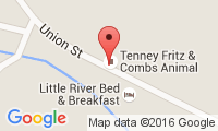 Tenney Fritz & Combs Animal Hospital Location